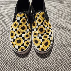 Womens 9.5 Sunflower Vans
